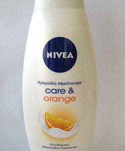 Nivea kupka 750ml care orange