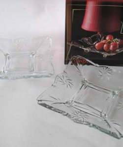 Stakleni tanjiri 6/1 tandis 1057 18*18cm