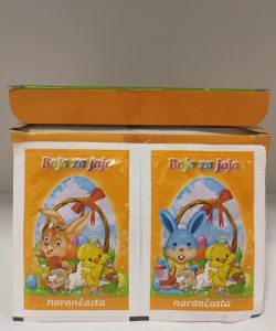 USKRSNJA BOJA ZA JAJA NARANDZASTA 1/100